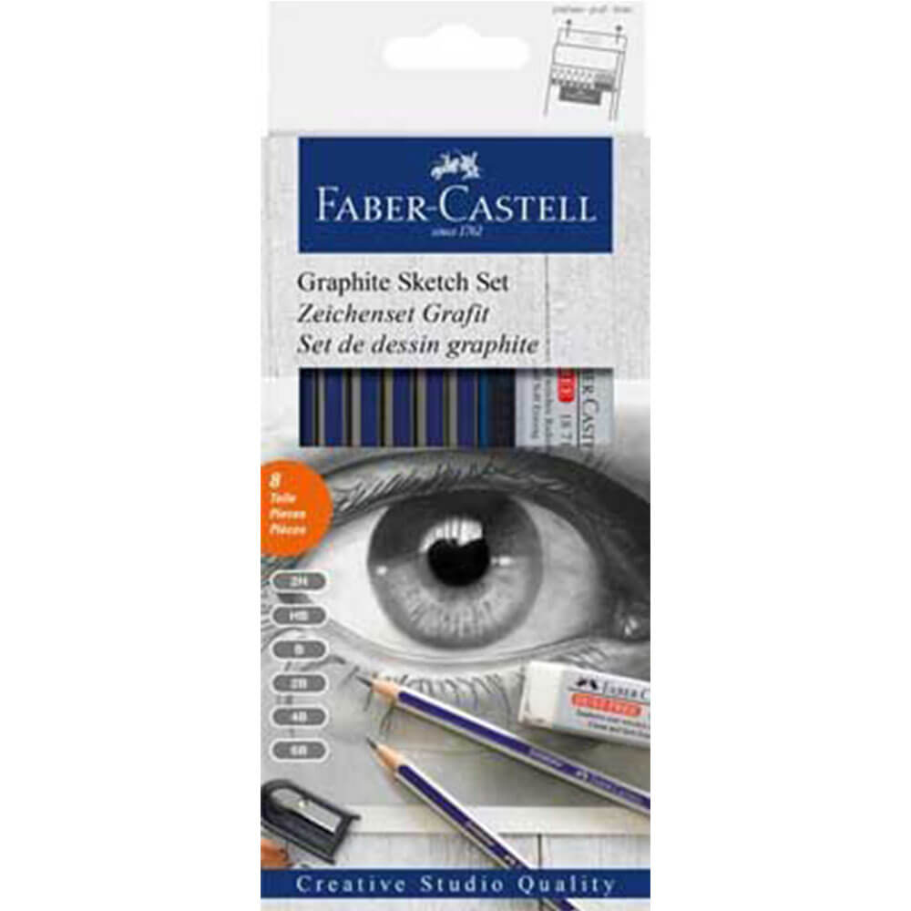 Zestaw szkicu grafitu Faber-Castell Goldfaber