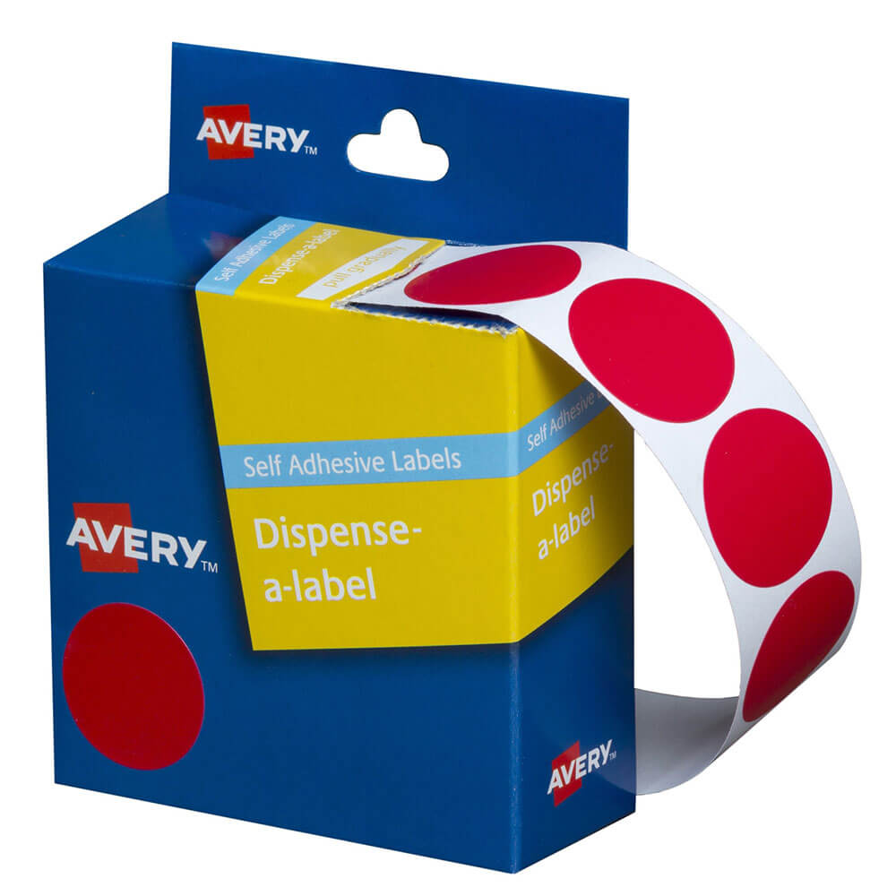 Avery autoadhesivas DOT Etiquetas 24 mm (500pcs)