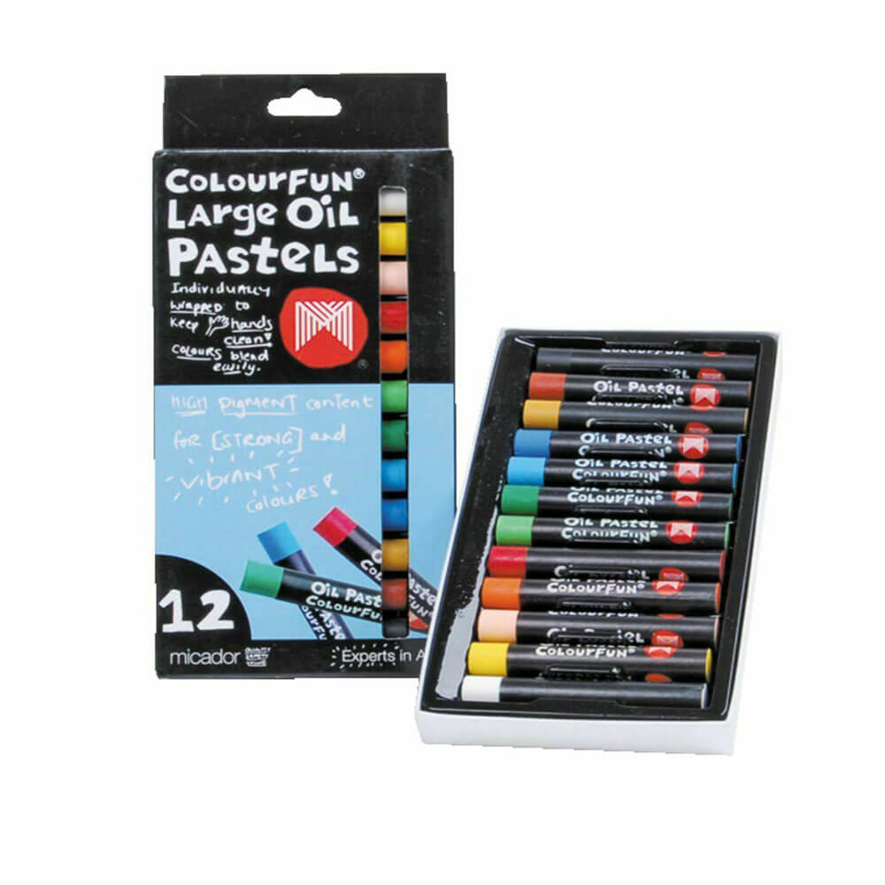 Micador Oil Pastels 12pk Asorted (duży)