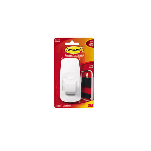 Command Self-Adhesive Hook (White)