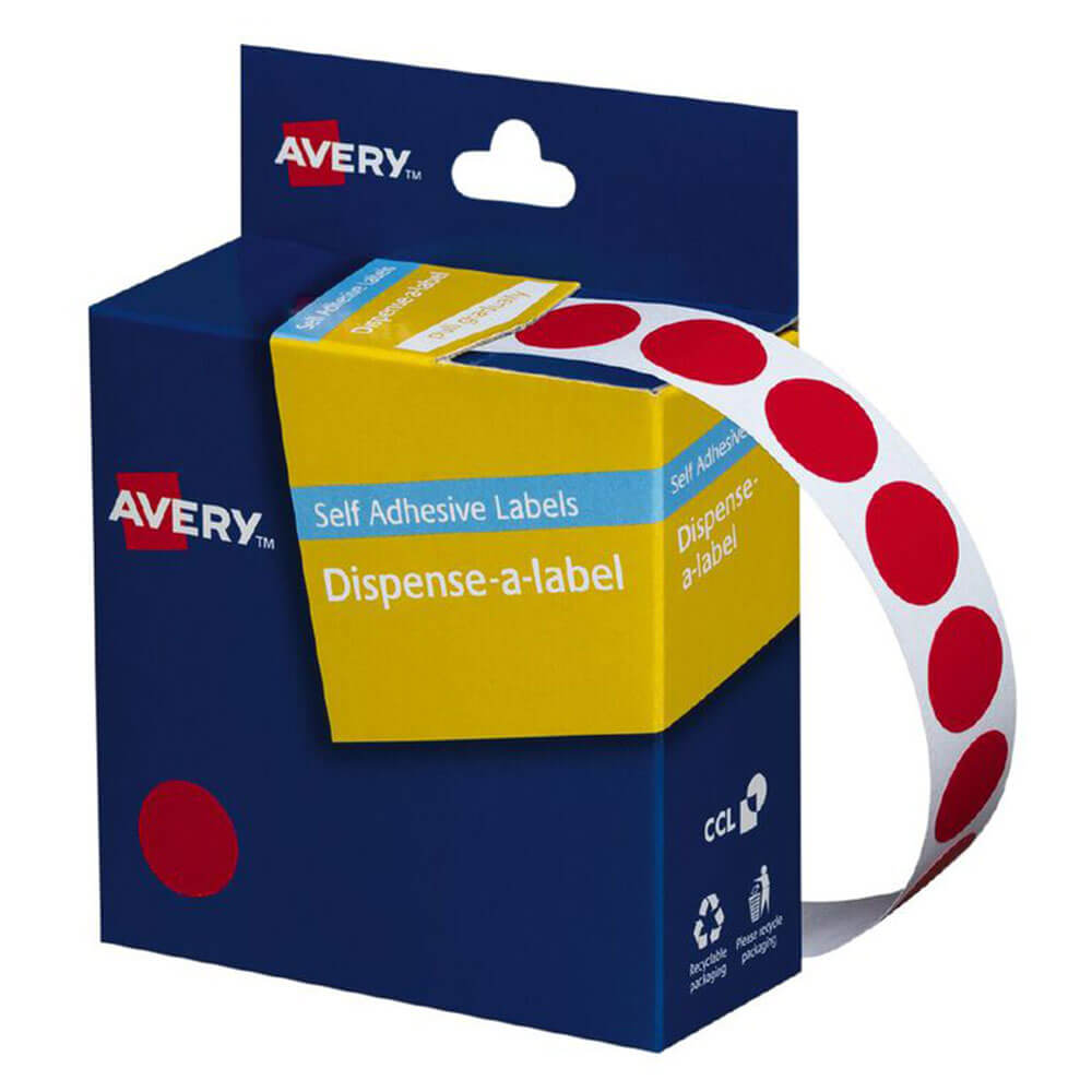 Avery selbstklebende Punktbezeichnungen 14mm (1050pcs)