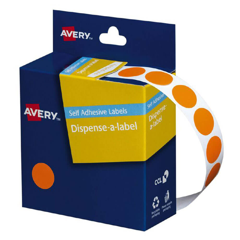 Etichette Avery Autoadesive DOT 14mm (1050pcs)