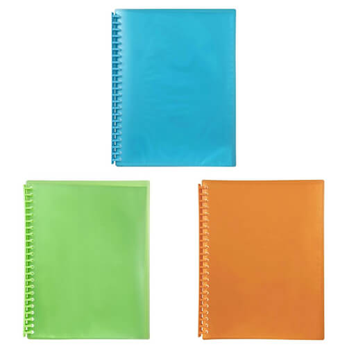 Marbig Refillable Display Book A4 (Translucent)