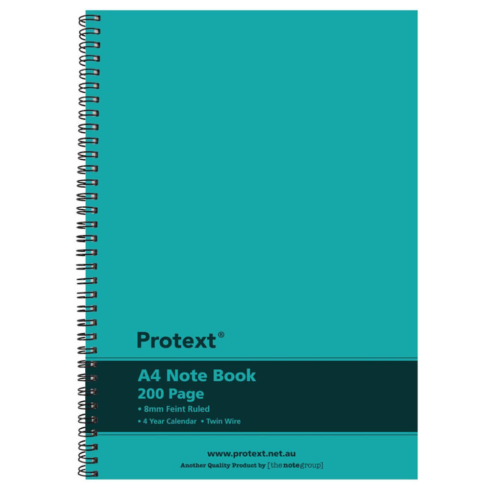 Protext Twin Wire Notebook 200 sidor (A4)