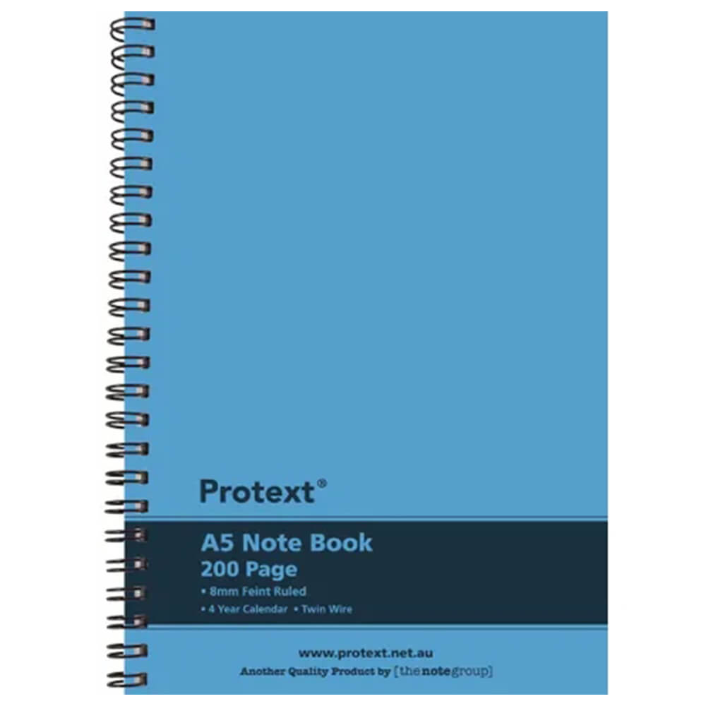 Protext Twin Wire Notebook 200 pagina's (A5)