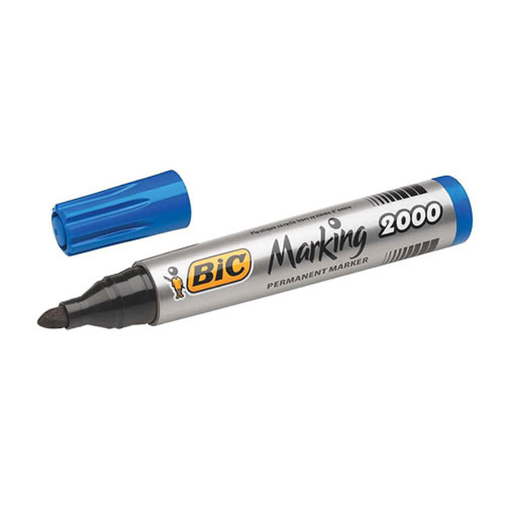 Bic bullet tip permanente marker 12 stcs (1,7 mm)