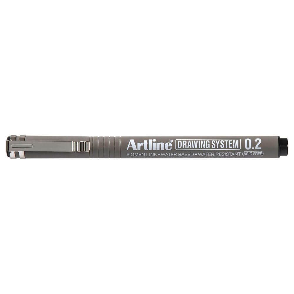 Artline Drawing System Pen 12pcs (nero)