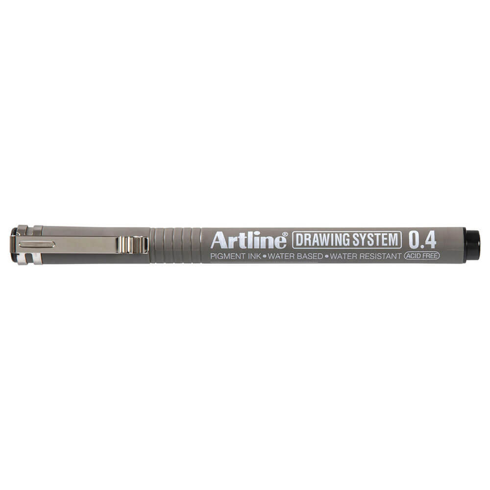 Artline Drawing System Pen 12PCS (svart)