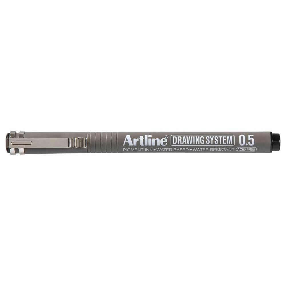 Artline Drawing System Pen 12pcs (zwart)