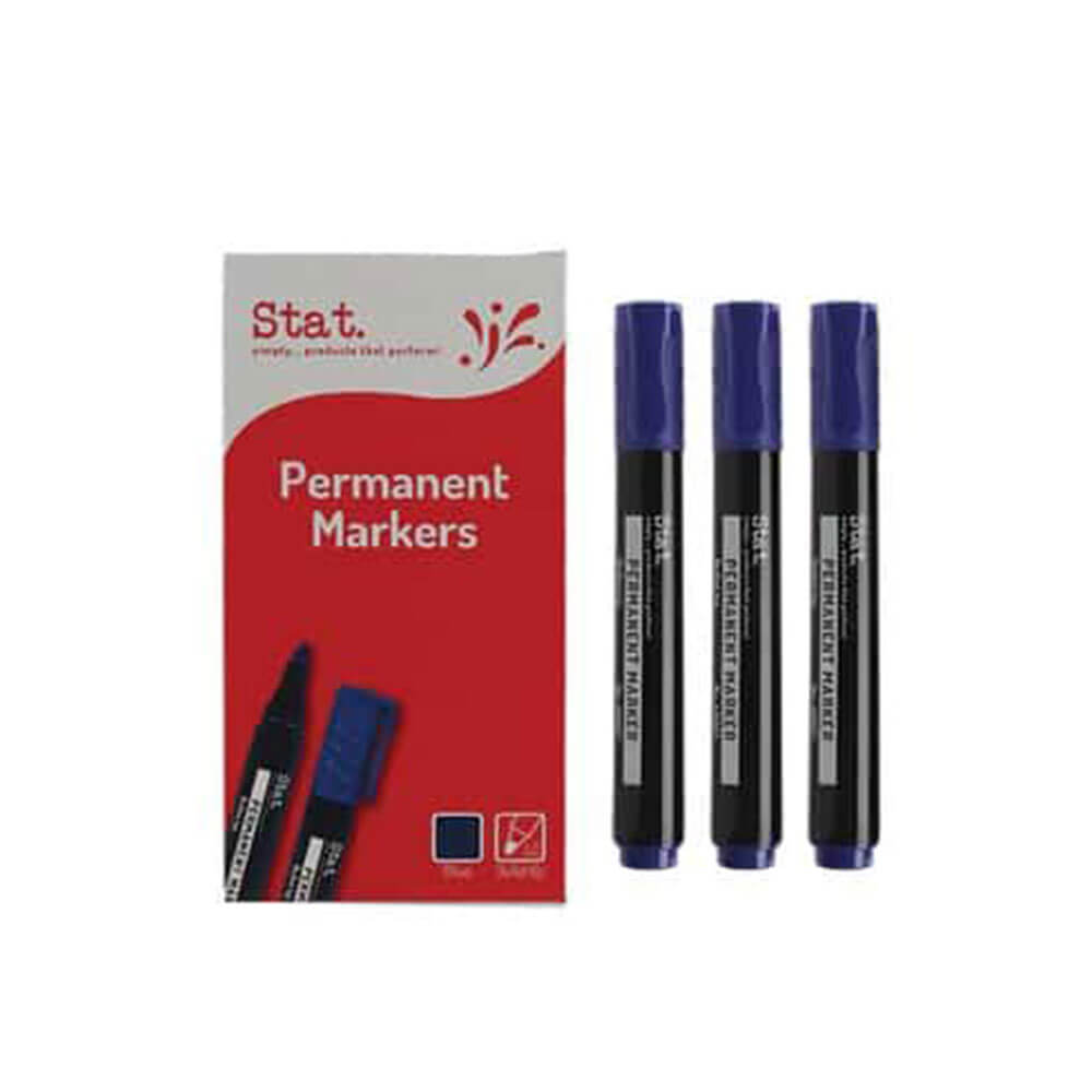 Stat 2,0 mm Bullet Nib Marker permanente 12pcs