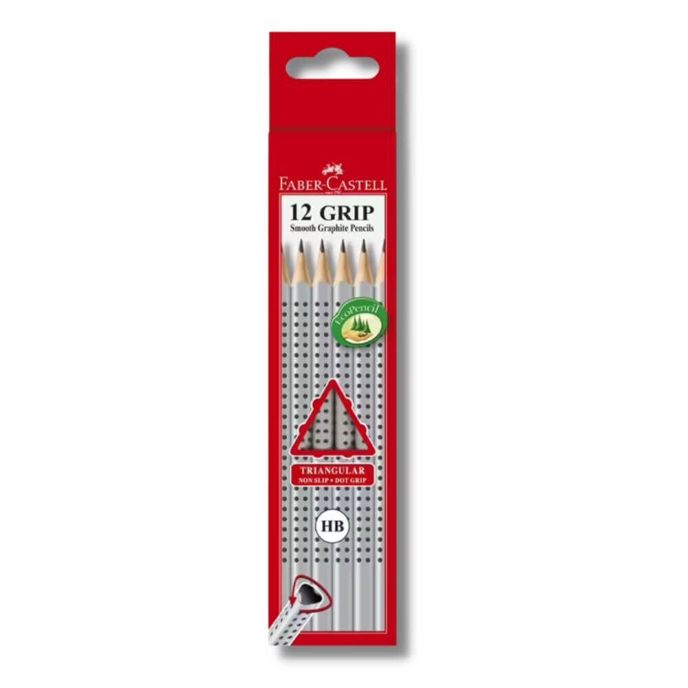 Faber-Castell Triangular Dot Grip bly blyant 12 stk