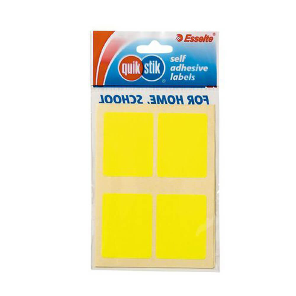 Quik Stik F/P Flouro Coloured Label (35x45)