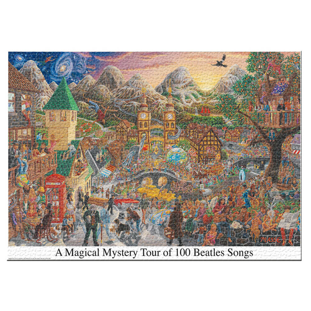 A Magical Mystery Tour of 100 Beatles Songs 3000pc Puzzle