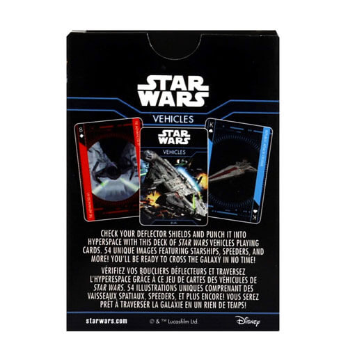 Star Wars Vehicles Playing Cards